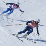 Imagen de Jon Santacana y Miguel Galindo, cuartos en la prueba de supergigante de los Juegos Paralímpicos de Pyeongchang 2018.