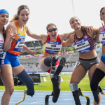 Sara Andrés semifinal 100 m. T64