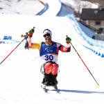 Higinio Rivero biatlón 12,5 km durante los JJPP de Milán Cortina