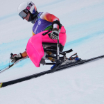 Audrey Pascual en el supergigante de la combinada en Milán Cortina 2026