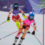 Alejandra Requesens y Victoria Ibáñez en la 2ª manga del slalom en Milán Cortina 2026