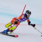 María Martín-Granizo en la 2ª manga del slalom Milán Cortina 2026