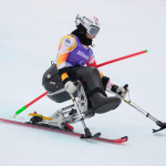 Iraide Rodríguez en la 2ª manga del slalom,  Milán Cortina 2026