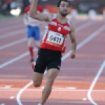 Maximiliano Rodríguez gana la medalla de bronce en los 100 metros (clase T12) del Mundial de Lyon 2013.