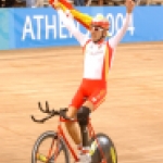 Roberto Alcaide, en los Juegos Paralímpicos de Atenas 2004.