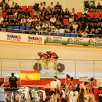 Ignacio Ávila y Joan Font, en el Mundial de Ciclismo en Pista de Aguascalientes 2014.