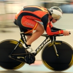 Alfonso Cabello, en el Mundial de Ciclismo en Pista de Aguascalientes 2014.