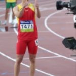 Gerard Descarrega, medalla de plata en el Mundial de Atletismo Doha 2015.