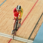 Eduardo Santas, en el Campeonato del Mundo de Ciclismo en Pista, Montichiari 2016.