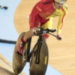 César Neira, en el Campeonato del Mundo de Ciclismo en Pista, Montichiari 2016.