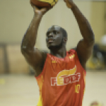 Amadou Diallo, durante una concentración y entrenamiento con la selección española de baloncesto en silla.