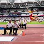 Martín Parejo participa en salto de longitud en el Campeonato del Mundo de Atletismo Paralímpico de Londres.