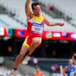 Martín Parejo participa en salto de longitud en el Campeonato del Mundo de Atletismo Paralímpico de Londres.