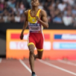 Deliber Rodríguez gana la medalla de bronce en los 400 metros T20 durante el Mundial de Atletismo Paralímpico de Londres.