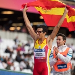 Joan Munar consigue la medalla de plata en 200 metros T12 en el Campeonato del Mundo de Atletismo Paralímpico Londres 2017.