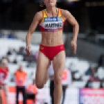 Sara Martínez, plata en salto de longitud T12 en el Campeonato del Mundo de Atletismo Paralímpico Londres 2017.