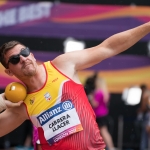 Héctor Cabrera, sexto puesto en lanzamiento de peso F12 en el Mundial de Atletismo Paralímpico Londres 2017.