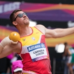 Héctor Cabrera, sexto puesto en lanzamiento de peso F12 en el Mundial de Atletismo Paralímpico Londres 2017.