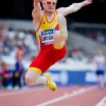 Iván Cano, quinto puesto en salto de longitud T13 en el Mundial de Atletismo Paralímpico Londres 2017.