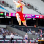 Iván Cano, quinto puesto en salto de longitud T13 en el Mundial de Atletismo Paralímpico Londres 2017.