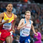 Deliber Rodríguez, medalla de plata en los 800 metros T20 en el Mundial de Atletismo Paralímpico Londres 2017.