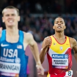 Deliber Rodriguez, medalla de plata en los 800 metros T20 en el Mundial de Atletismo Paralímpico Londres 2017.