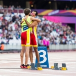 Relevo 4x100 T11-T13 Campeonato del Mundo de Atletismo Paralímpico Londres 2017