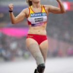 Sara Andrés gana la medalla de bronce en los 200 metros T44 en el Campeonato del Mundo de Atletismo Paralímpico Londres 2017.