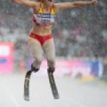 Sara Andrés gana la medalla de bronce en los 200 metros T44 en el Campeonato del Mundo de Atletismo Paralímpico Londres 2017.