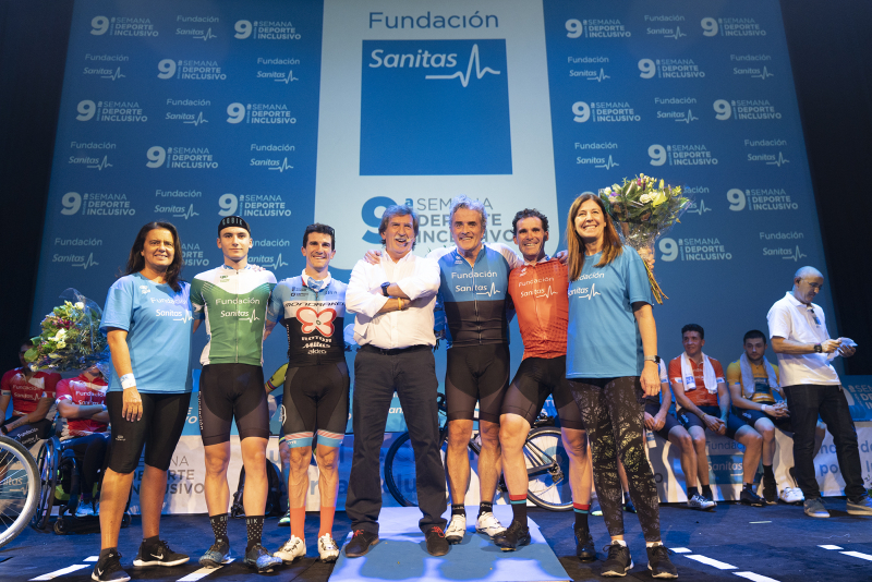 Acto del Mundial de Ciclismo por la Inclusión en los cines Callao