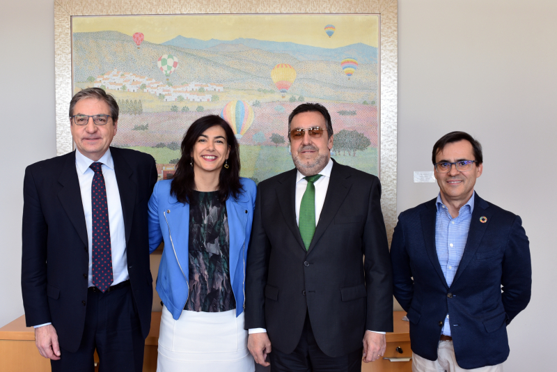 Mariano Soriano, María José Rienda, Miguel Carballeda y Alberto Jofre.