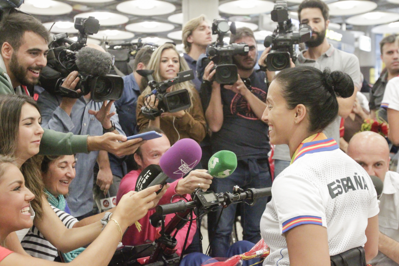 Entrevistas a Teresa Perales tras los Juegos de Río 2016