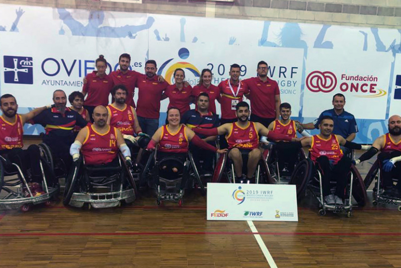 La selección española de rugby en silla de ruedas