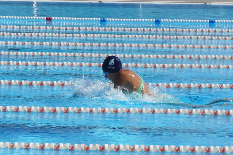 Michelle Alonso, durante la prueba de este fin de semana en Tenerife