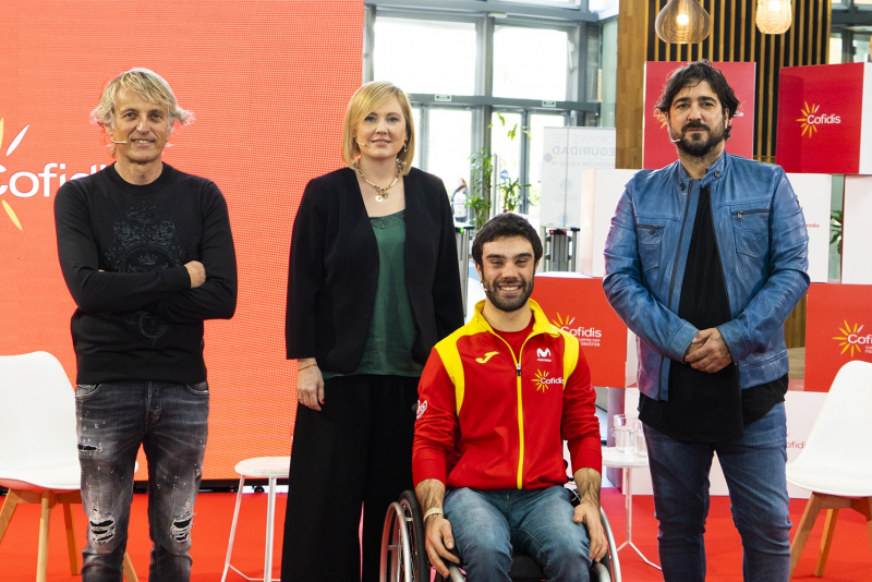 Jesús Calleja, Gonzalo García Abella, Anna Golsa y Antonio Orozco