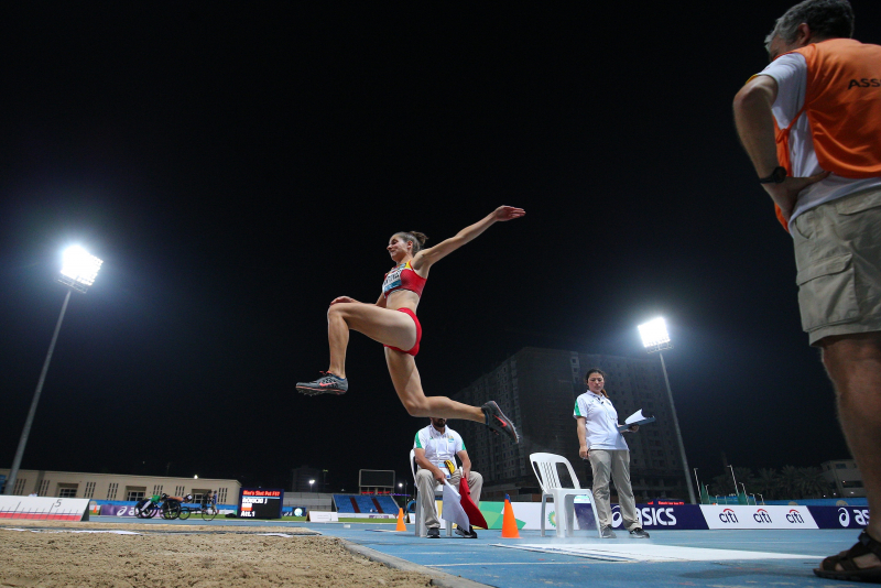 Sara Martínez, durante el último Mundial en Dubai