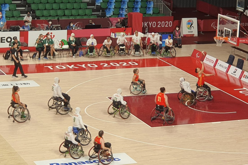 Partido entre España y Argelia en los Juegos Paralímpicos de Tokio 2020
