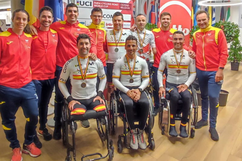 La Selección Española de Ciclismo cierra la Copa del Mundo de Ostende con una decena de medallas |