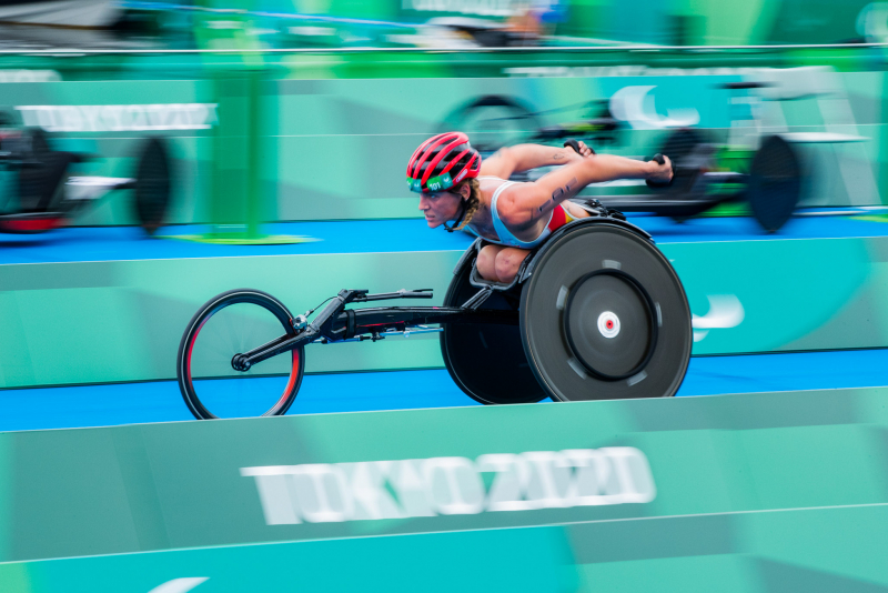 Eva Moral, en los Juegos Paralímpicos de Tokio