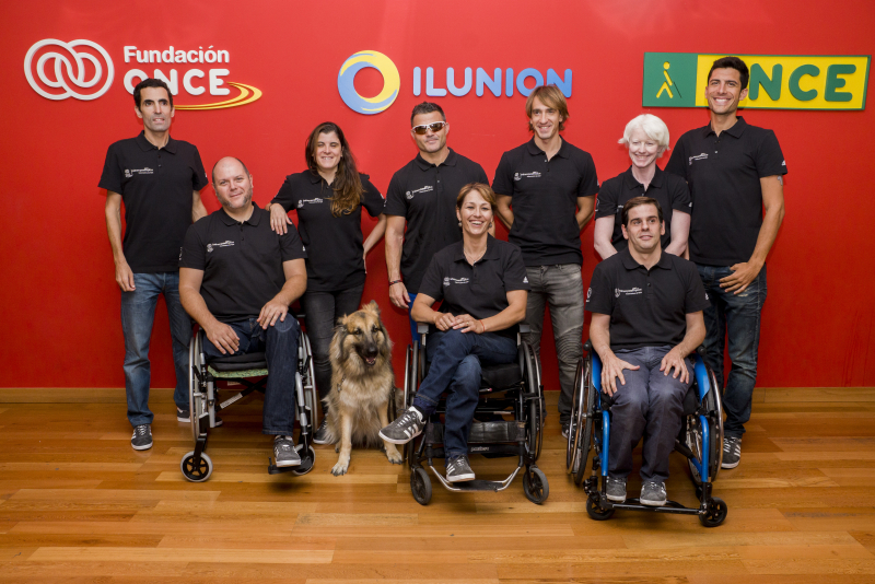 El grupo de Trainers Paralímpicos en una foto 