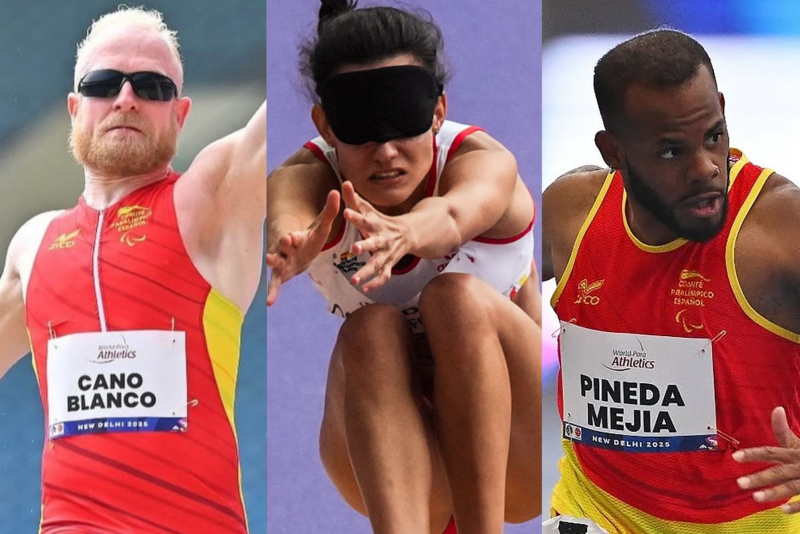 Iván Cano, Alba García y David Pineda