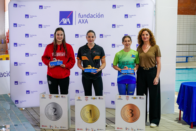 Podio de ganadoras absolutas