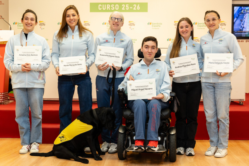 Deportistas becados en el curso 2025/2026