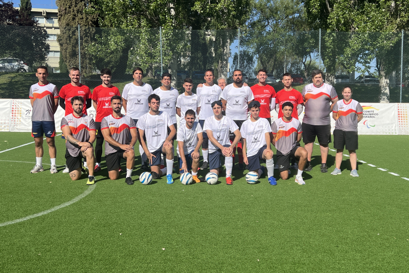 La selección española. Foto: ONCE.
