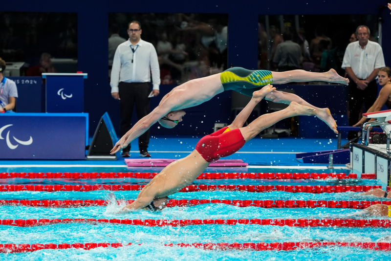 Competición de natación paralímpica