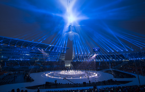 Imagen de la Ceremonia de Inauguración Pyeongchang 2018.