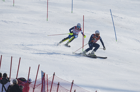 Imagen de Jon Santacana y Miguel Galindo ganan la medalla de plata en la prueba supercombinada de los Juegos Paralímpicos de Pyeongchang 2018.