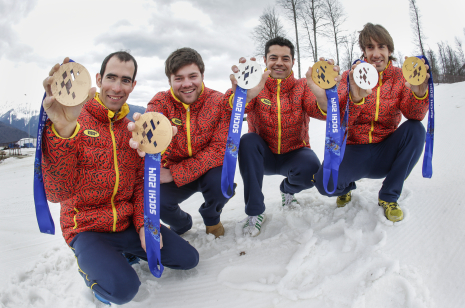 Imagen Medallas Sochi 2014