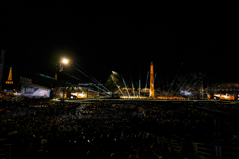 París en la ceremonia de apertura