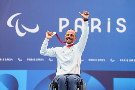 Sergio Garrote gana la plata en la final de carrera de ruta masculina - H2